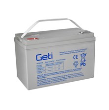 Gel battery 12V 100Ah GETI for solar systems