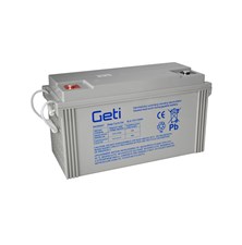 Gel battery 12V 120Ah GETI for solar systems