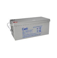 Gel battery 12V 180Ah GETI for solar systems