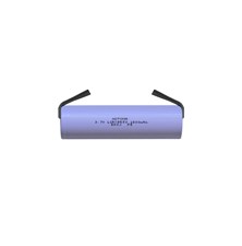 Rechargeable Li-Ion 18650 3.7V / 2500mAh 5C MOTOMA battery with strip terminals