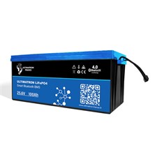 Battery LiFePO4 25,6V 100Ah Ultimatron Smart BMS