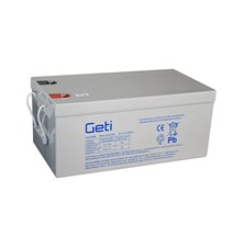 Gel battery 12V 250Ah GETI for solar systems