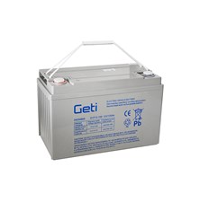 Lead acid battery 12V 100Ah GETI for electric motors