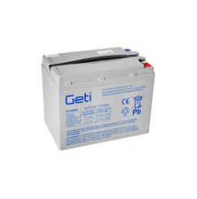 Lead acid battery 12V  55Ah GETI for electric motors