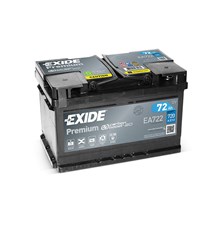 Car battery EXIDE Premium EA722 72Ah 12V 720A