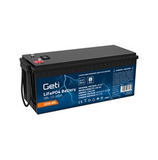 Baterie LiFePO4 12,8V 200Ah GETI GBL-12-200B Bluetooth+displej