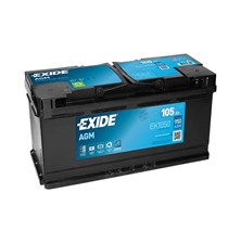 Autobaterie AGM EXIDE START-STOP EK1050 105Ah 12V