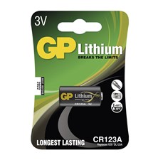 Battery CR123A GP lithium (photo)