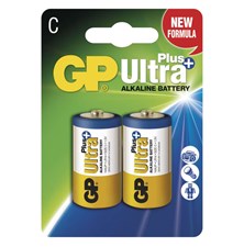 Baterie C (R14) alkalická GP Ultra Plus Alkaline  2ks