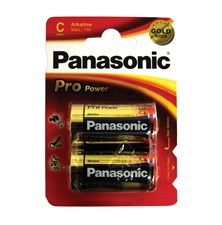 Baterie C (R14) alkalická PANASONIC Pro Power 2ks / blistr