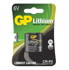 Battery CR-P2 GP lithium (photo)