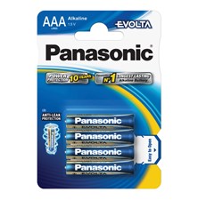 Battery AAA (R03) alkaline PANASONIC Evolta 4pcs / blister