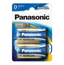 Batéria D (R20) alkalická PANASONIC Evolta 2ks / blister