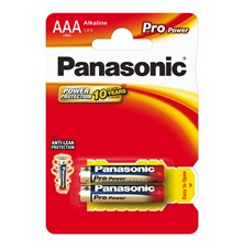 Battery AAA (R03) alkaline PANASONIC Pro Power 2pcs / blister