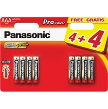 Baterie AAA (R03) alkalická PANASONIC Pro Power 8ks / blistr