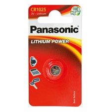 Battery CR1025 PANASONIC lithium 1pc / blister