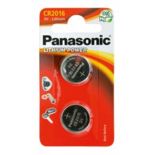 Battery CR2016 PANASONIC lithium 2pcs / blister