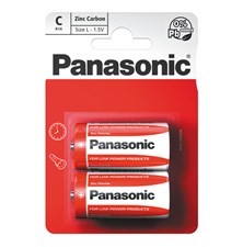 Batéria C (R14) Zn-Cl PANASONIC Red 2ks / blister