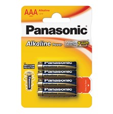 Batéria AAA (R03) alkalická PANASONIC Alkaline Power 4ks / blister