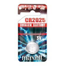 Battery CR2025 MAXELL lithium 1pc / blister