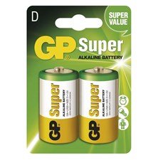 Battery D (R20) alkaline GP Super Alkaline  2pcs