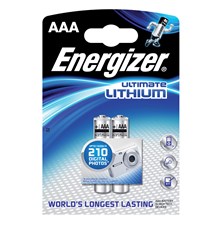 Lithium battery AAA R03 1.5V ENERGIZER Ultimate 2pcs / blister