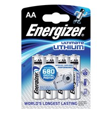 Batérie lítiová AA R6 1,5V ENERGIZER Ultimate 4ks / blister