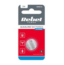 Battery CR2016 REBEL EXTREME 1pc / blister