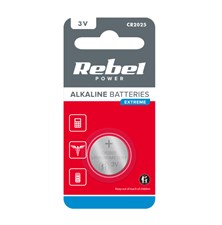 Battery CR2025 REBEL EXTREME 1pc / blister