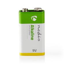 Battery 9V (6LR61) alkaline NEDIS BAAKLR611BL 1pc / blister