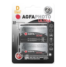 Baterie D (LR20) alkalická AGFAPHOTO Power Ultra 2ks / blistr