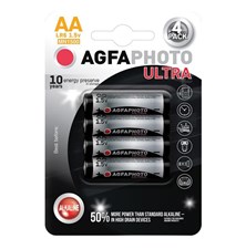 Battery AA (LR6) alkaline AGFAPHOTO Ultra 4pcs / blister
