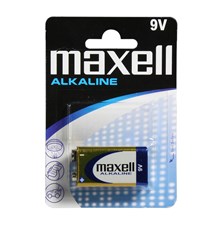 Batéria 6LR61 (9V) alkalická MAXELL 1ks / blister