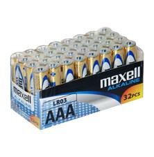 Battery AAA (R03) alkaline MAXELL Power 32pcs