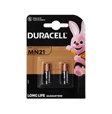 Battery MN21 MN21 (A23 / V23GA / 3LR50) DURACELL alkaline 2pcs blistr 12V