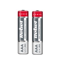 Baterie AAA (R03) Zn-Cl REBEL 2ks / shrink BAT0080