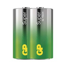 Battery C (R14) alkaline GP Super 2pcs (foil)