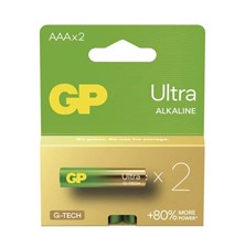 Battery AAA (R03) alkaline GP Ultra 2pcs