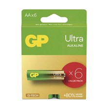 Battery AA (R6) alkaline GP Ultra 6pcs