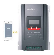 Solární regulátor MPPT Lumiax MT4010-BT, 12-24V/40A, bluetooth
