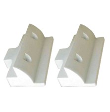 Holder for photovoltaic panel straight - package 2pcs, white