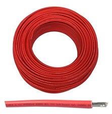 Solar cable 10mm2, 1500V, red, 100m