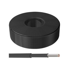 Solárny kábel 4mm2, čierny, 100m