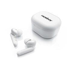 Bluetooth headphones NICEBOY Hive Pins 3 White