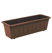 Self watering box GARDEN FLOR brown 80cm