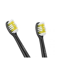 Toothbrush heads TEESA Sonic Black soft