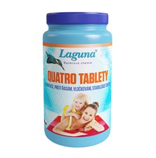 Multifunkčné tablety pre chlórovú dezinfekciu bazénovej vody LAGUNA 4v1 Quatro 2,4kg