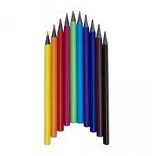 Crayons EASY Colp Jumbo triangular woodfree 12pcs