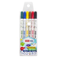 Markers EASY ZapTwin double-sided 6 colors