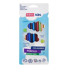 Crayons EASY Colp triangular woodless 12pcs